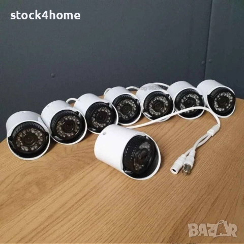 ПРОМО!! Система за видеонаблюдение от 8 камери KIT AHD 8CH 1,3MP, Рекордер, Водоустойчиви, снимка 3 - Комплекти за видеонаблюдение - 52288021