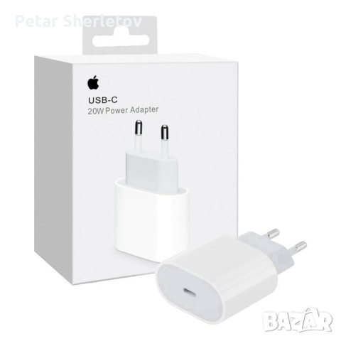Apple USB-C 20W Захранващ адаптер, снимка 2 - Оригинални зарядни - 45062944