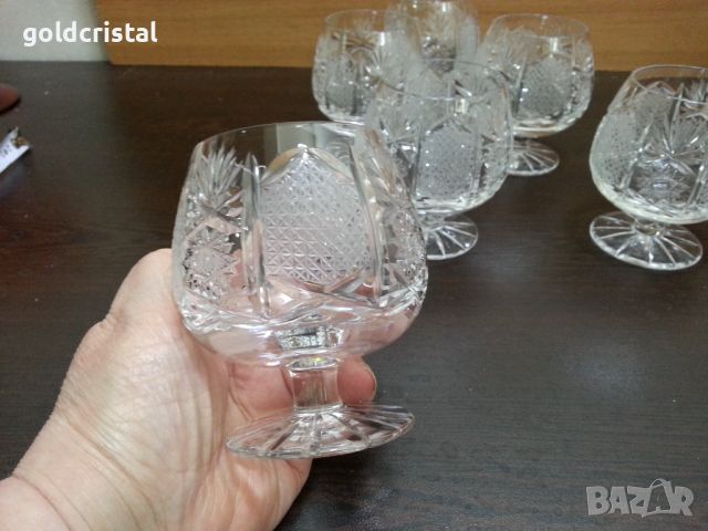 Кристални чаши , снимка 2 - Антикварни и старинни предмети - 45906435