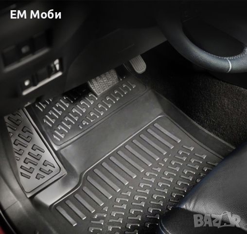 Гумени Стелки Rizline 3D тип Легени К-т 5 части за Audi A4 B8 2008-2016, снимка 3 - Аксесоари и консумативи - 45074531