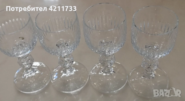 5 кристални чаши за алкохол НОВО, снимка 6 - Чаши - 52735773