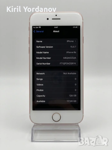 Iphone 6s Rose/White 128GB, снимка 6 - Apple iPhone - 53994670