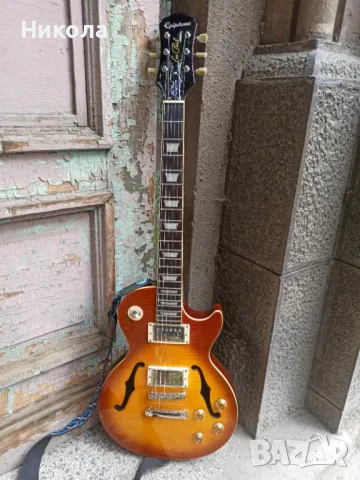 Epiphone Les Paul Standard Florentine PRO, снимка 3 - Китари - 47052129