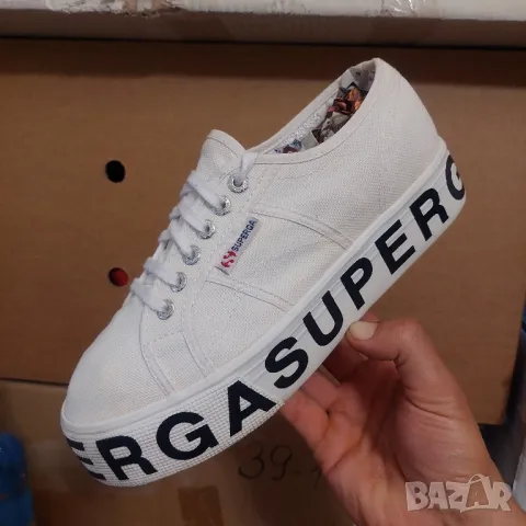 Маратонки Superga 2790  номер 40 ,5 - 41  кецове на платформа , снимка 12 - Кецове - 50155596