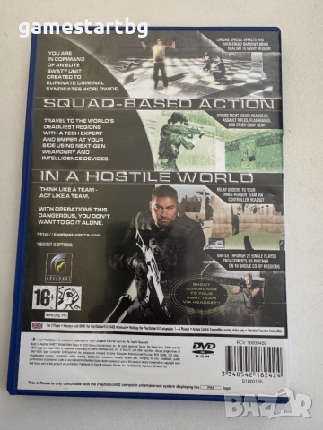 SWAT Global Strike Team за PS2, снимка 2 - Игри за PlayStation - 52180659