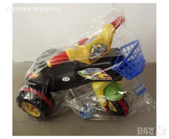 Мотор с педали и кош, с три гуми, триколка за деца , снимка 3 - Детски велосипеди, триколки и коли - 50151229