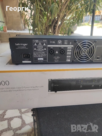 Усилвател behringer nx1000 , снимка 3 - Ресийвъри, усилватели, смесителни пултове - 53856065