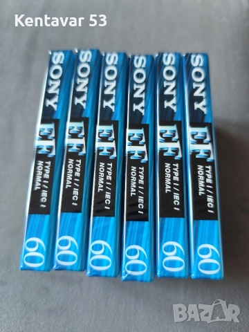 Аудио касети Sony EF60-нови-Тайланд, снимка 3 - Аудио касети - 54096036