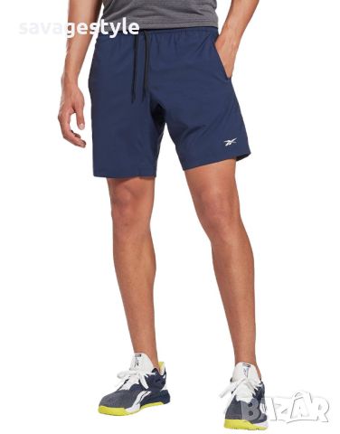Мъжки къси панталони REEBOK Workout Ready Woven Shorts Navy, снимка 1 - Къси панталони - 45760619