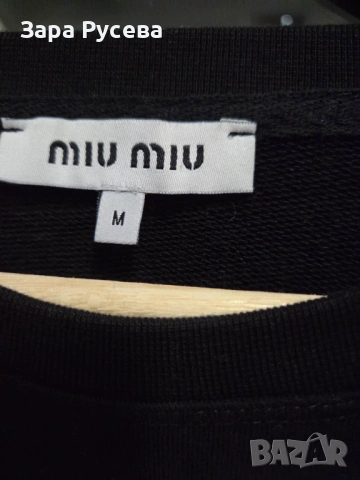 Miu miu пуловер кристални камъни, снимка 2 - Блузи с дълъг ръкав и пуловери - 53227895