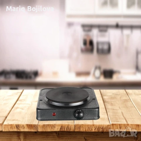 Електрически котлон Rosberg, 1500 W, Термостат, Плоча 185 мм, Шагрен - 2 ГОДИНИ ГАРАНЦИЯ, снимка 1