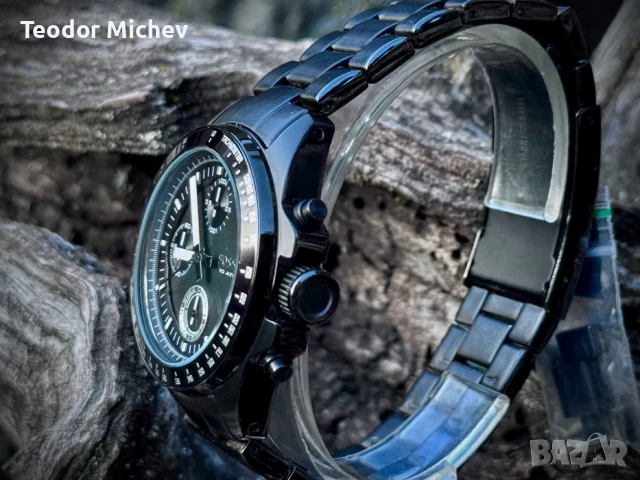 Fossil Decker Chronograph – Черен стоманен мъжки часовник, снимка 2 - Мъжки - 51619646