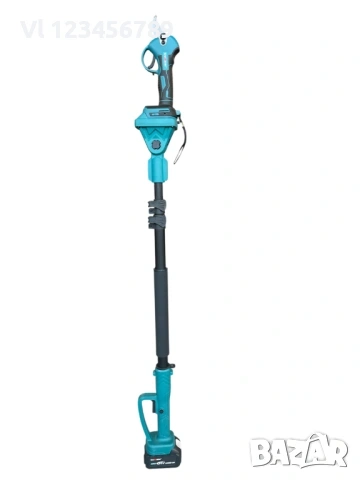 Комплект 4в1 акумулаторна Духалка, Ножица, Резачка 15см с маслен филтър и телескопичен прът 36V 8.0A, снимка 3 - Градински инструменти - 53861217