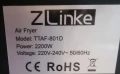 Еър-фрайър ZLINKE 2200w., снимка 9
