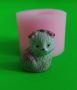 3D миниатюрно коте котенце котка цилиндър силиконов молд форма калъп фондан шоколад гипс декор, снимка 1 - Форми - 45556321