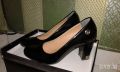 НАЛИЧНИ ЗА ПОСЛЕДНО Lodos черни лачени обувки с ток, снимка 1 - Дамски елегантни обувки - 45396947