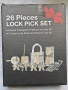 26 части Lock Pick Set – комплект за обучение и практика- шперцове, снимка 1