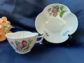 Meissen чаша за еспресо с чинийка, маркировка кръстосани мечове , снимка 1