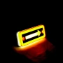 1бр. ЛЕД LED неон габарит със стрелка 24V – Оранжев, снимка 1