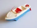 Руска, соц, ретро, СССР играчка, катер, моторна лодка "Огонек", нова, снимка 3