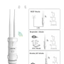 Усилвателна антена Wavlink 2.4 и 5GHZ AC600 Антена рутер усилвател на сигнал wifi , снимка 3