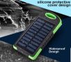 Power bank соларна батерия за телефон 3в1 - 12000mAh, водоустойчива с 20 LED светлини, снимка 7