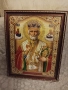 "св. Николай Чудотворец" Диамантен Гоблен - Готов налепен в рамка, снимка 6