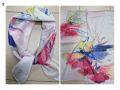 Красив дамски шал в различни принтове 70/70см, 100 процент памук, снимка 12