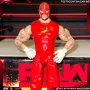 Екшън фигура WWE Rey Mysterio Рей Мистерио 2003 Red Jakks Pacific USA figure играчка, снимка 13