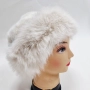 Дамска пухкава зимна шапка от изкуствен косъм, снимка 2