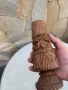 ВАЗА ДЪРВО ДЪЛБОКА И НАСИТЕНА ДЪРВОРЕЗБА ИЗКУСТВО ФИГУРА, снимка 4