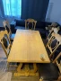 Букова трапезна разтегателна маса , снимка 1