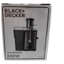 Сокоизстисквачка - Black+Decker, Juice Extractor 600W с КОЗМЕТИЧЕН Дефект. , снимка 9
