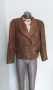 Два различни броя / Винтидж! Кафяво яке от естествена кожа и набук / голям размер , снимка 13