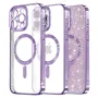 Калъф fixGuard - Luxury Glitter MagSafe - iPhone 16 Pro Max - Light Purple, снимка 1