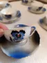 Оригинален чешки костен порцелан сервиз кафе, снимка 4