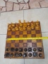 Стар дървен шах .Размери - 34 х 34см. ., снимка 9