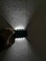 Соларна Led лампа за стена с 8 диода - студено бяла светлина, снимка 2