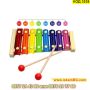 Детска музикална играчка, дървен ксилофон, 8 музикални ноти - КОД 3538, снимка 7