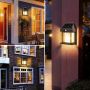 Декоративна сензорна соларна лампа с крушка BK-888 - SOLAR INTERACTION WALL LAMP , снимка 9