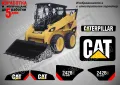 CAT Caterpillar 262C стикери надписи, снимка 5