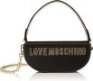 LOVE MOSCHINO 🍊 Дамска кожена чанта "BLACK & GOLD" нова с етикети, снимка 2