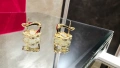 Van Cleef & Arpels VCA Gold Mother of Pearl Vintage Alhambra Clips Дамски Обеци, снимка 7