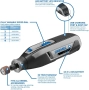 DREMEL Lite (7760) мултифункцинален инструмент-комплект с 15 консуматива, снимка 5