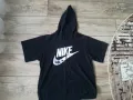 Продавам черно оригинално Худи-NIKE с къс ръкав, снимка 1