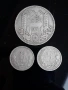  3 броя сребърни царски монети - 100 лева 1937г. и 2 броя по 20 лева 1930г., снимка 1