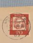 Стар пощенски плик с марки и печати Нюрнберг Германия за КОЛЕКЦИЯ ДЕКОРАЦИЯ 45864, снимка 2