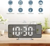 Ankilo 7.9-инчов LED проекционен будилник с огледален дисплей , снимка 6