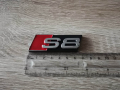 Предна решетка сребриста емблема Audi Ауди S8, снимка 2