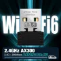 Мини USB Wi-Fi 6 адаптер AX286 WIRELESS Мрежова карта Mini USB Dongle 2.4GHz 802.11AX за интернет, снимка 1